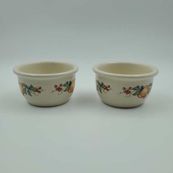 Corelle Coordinates Stoneware Abundance 7 Oz. Ramekins Custard Cups - Picture 2 of 6